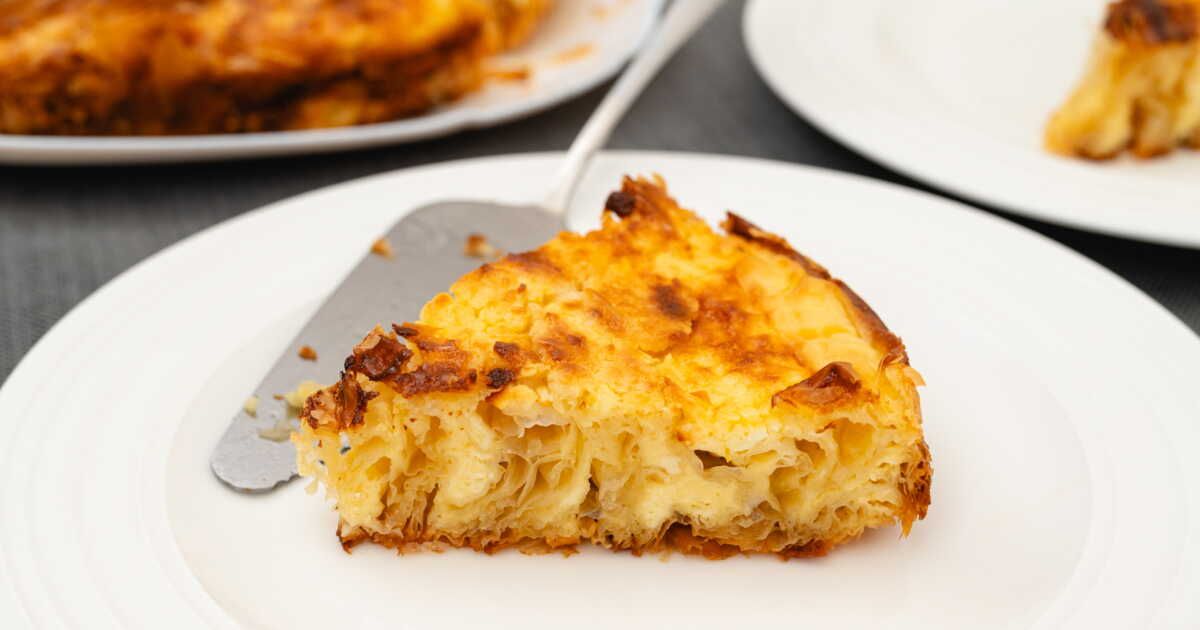 Une recette de tarte tourbillon à la raclette et au bacon