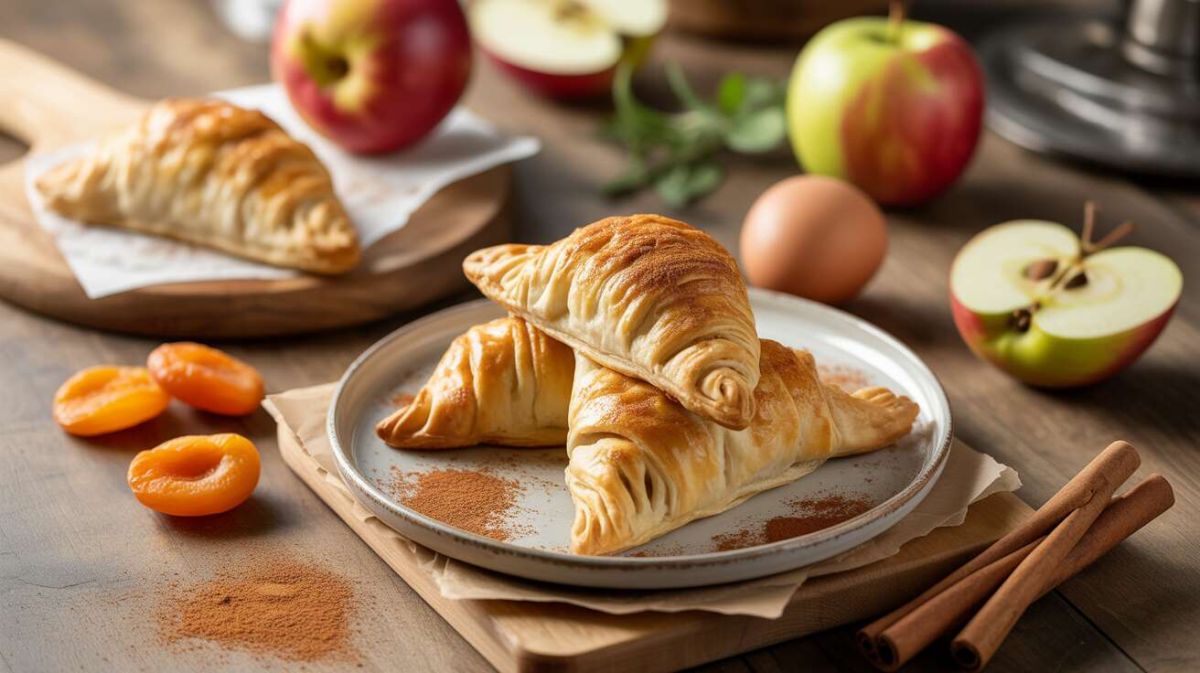 Chaussons légers pomme et abricot : une recette saine et savoureuse