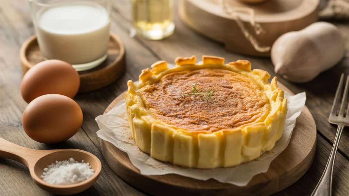 Recette du clafoutis salé au fromage de brebis basque