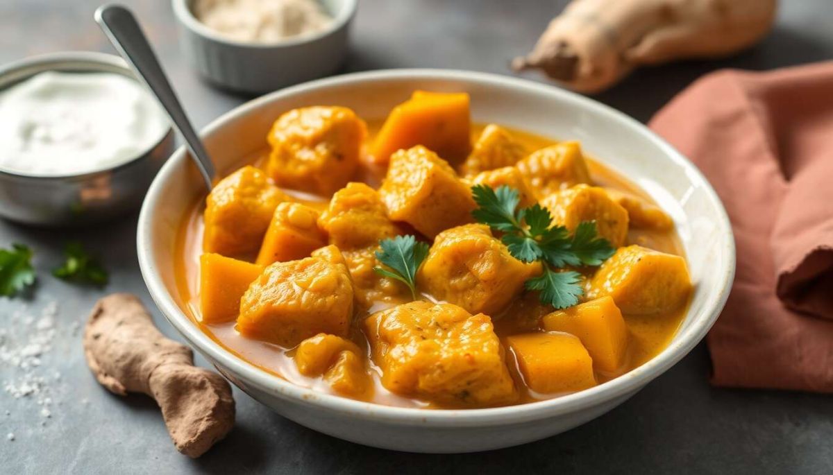 Savourez un curry de poulet et butternut au lait de coco : une recette facile et exquise