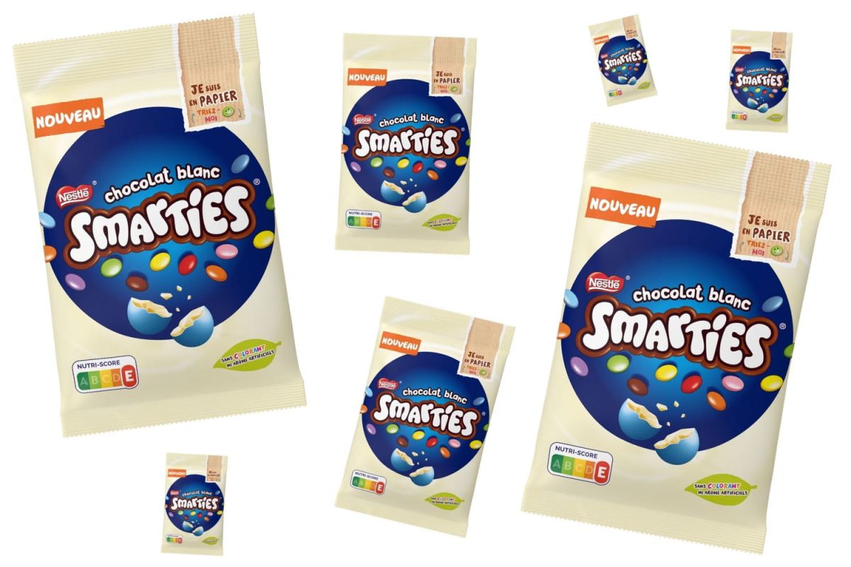 Des smarties au chocolat blanc débarquent en France pour séduire les gourmands