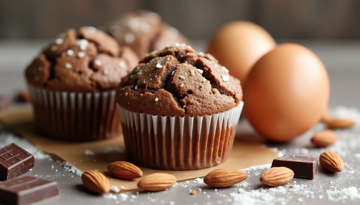 Des muffins au chocolat et amande : une douceur facile à réaliser
