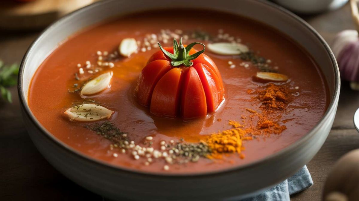 Découvrez le goût fumé de la soupe de tomates : un régal automnal sans barbecue