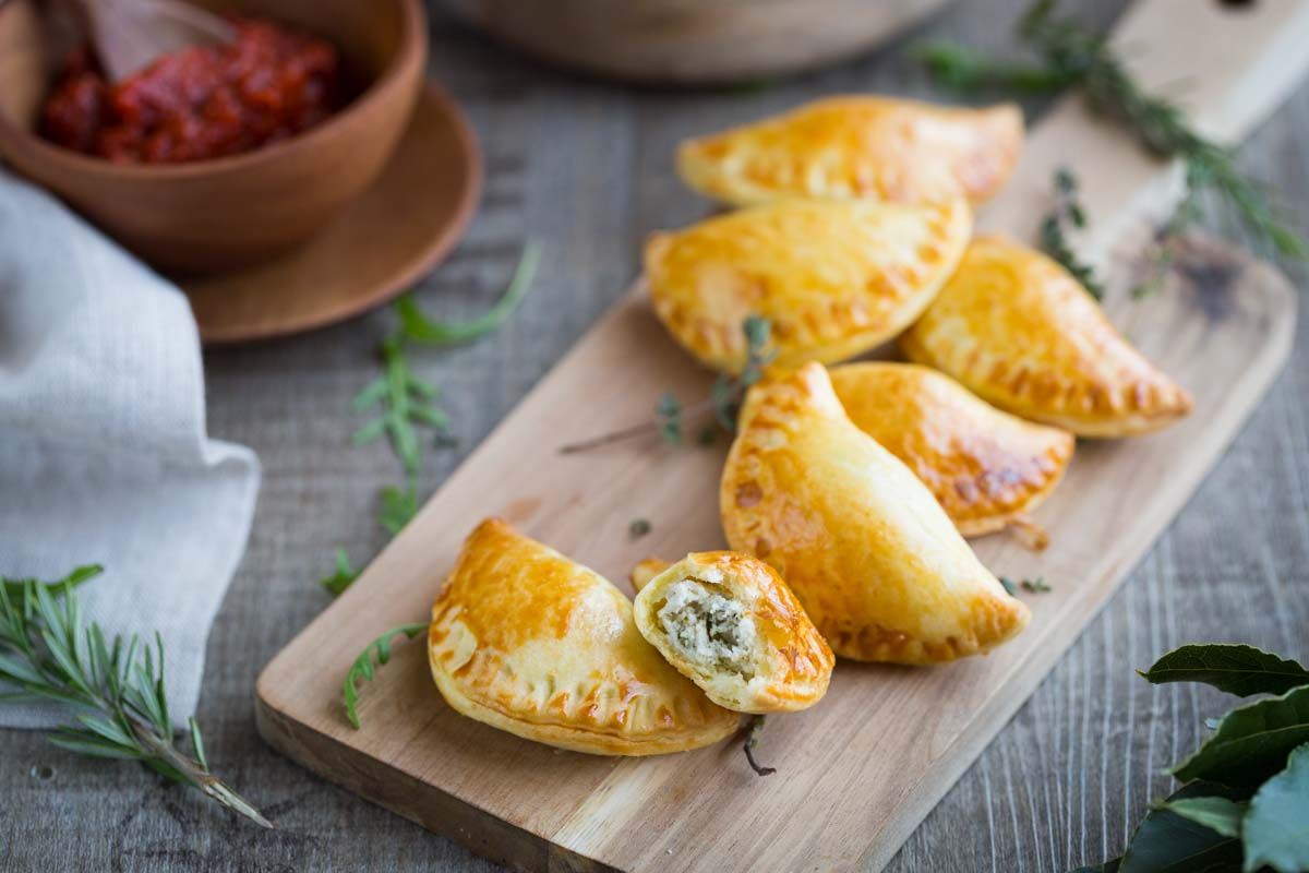 Empanadas de poulet au fromage frais