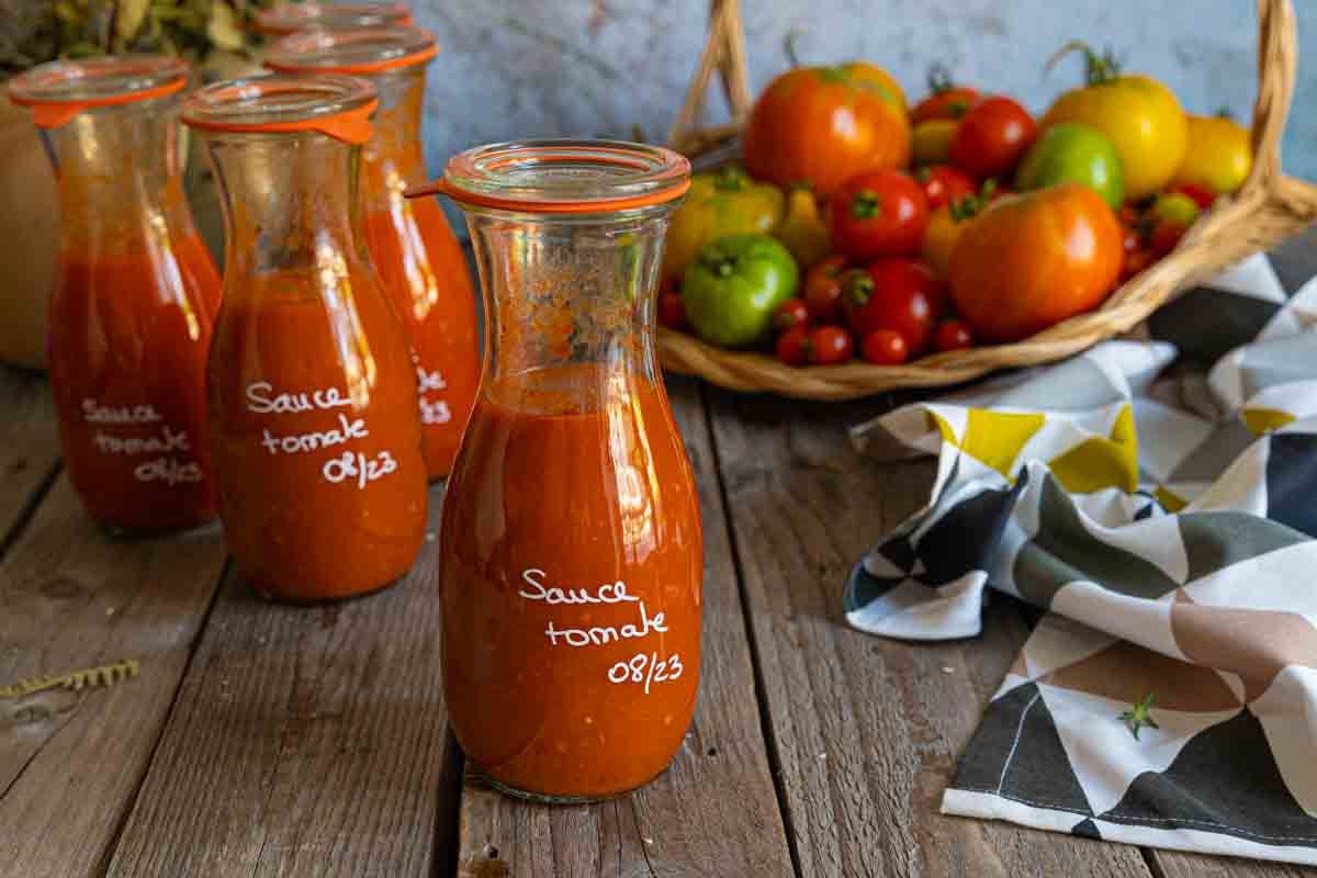 Préparez vos bocaux de sauce tomate maison pour toute l'année
