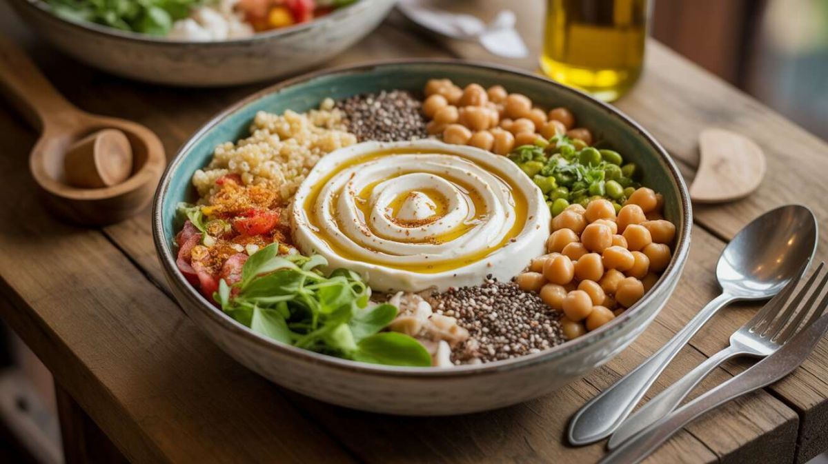 Savourez l'été avec ce buddha bowl coloré et sa sauce crémeuse