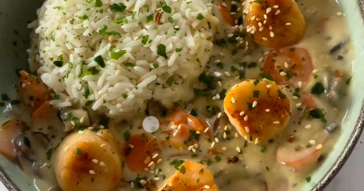 Découvrez la blanquette de Saint-Jacques rapide pour un repas de Noël inoubliable