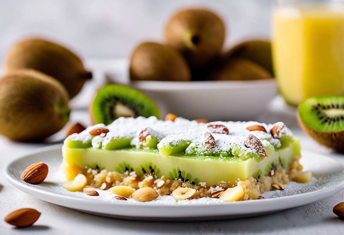 Un crumble aux kiwis pour une touche d'exotisme en dessert