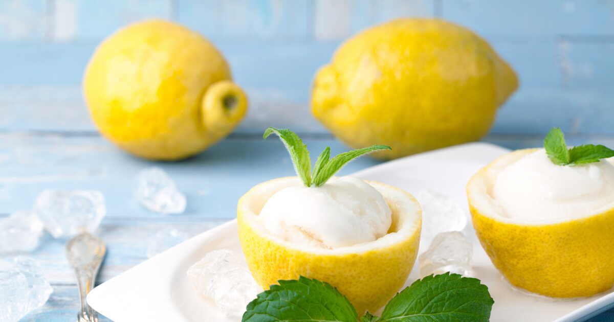 Rafraîchissez-vous avec nos recettes de sorbets au citron
