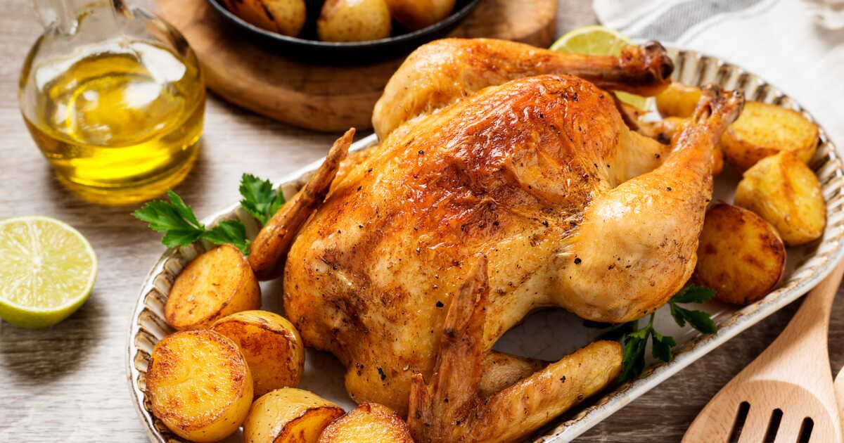 Savourez le poulet rôti au citron et origan façon Cyril Lignac