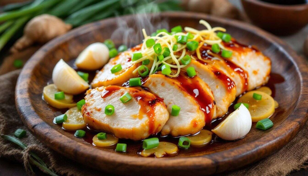Un poulet au gingembre léger pour des dîners savoureux