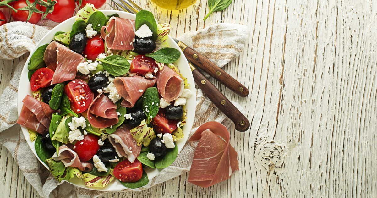 43 recettes d'entrées avec du jambon cru