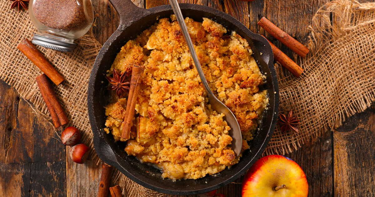 Crumble aux pommes : un dessert simple et réconfortant pour l'automne