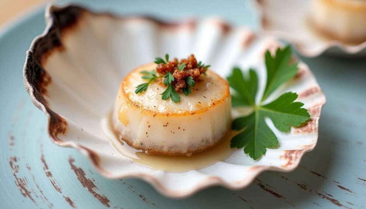 Savourez les coquilles Saint-Jacques en persillade, un vrai régal