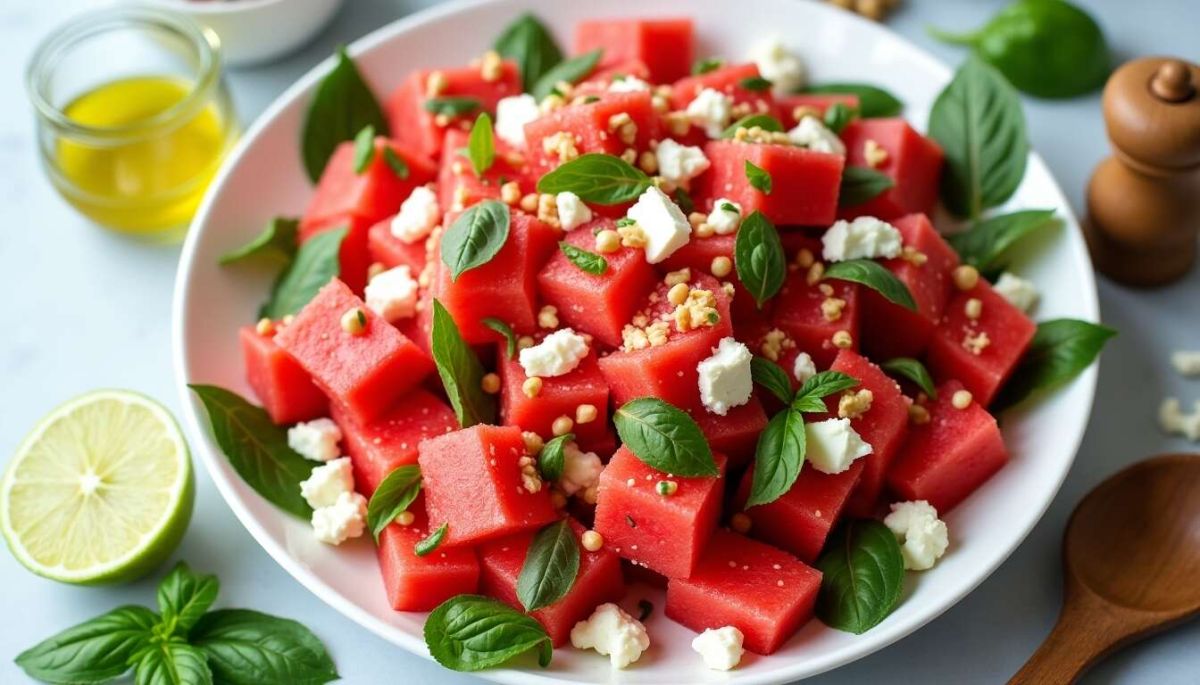 Salade de pastèque : un délice frais pour l'été