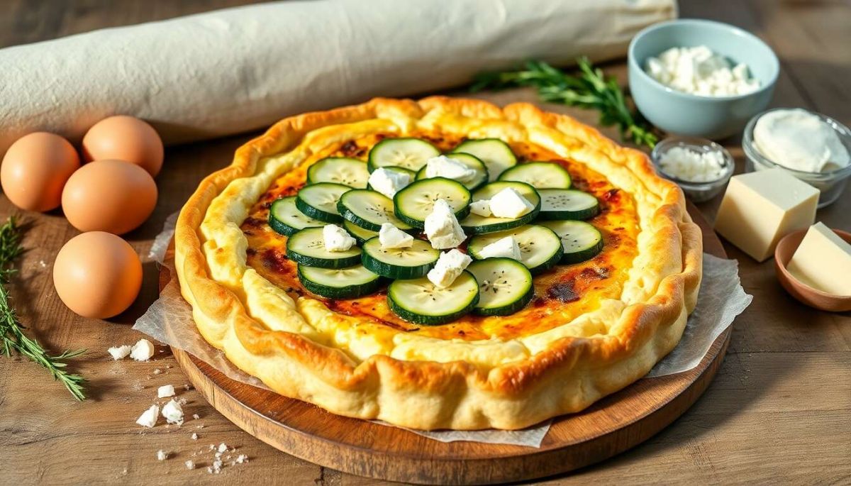 La délicieuse quiche courgette et chèvre que vous allez adorer