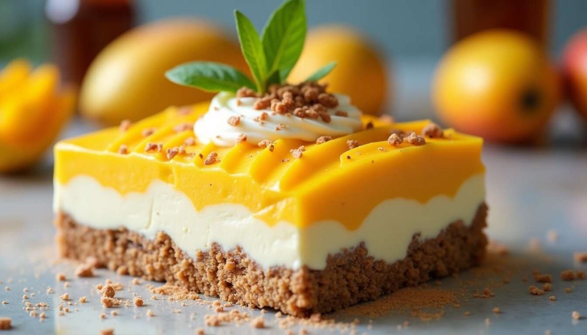 Dessert exotique : tiramisu à la mangue