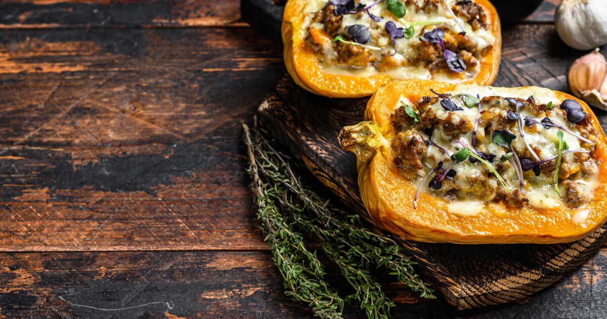 Potimarron farci à la bolognaise : un réconfort d'hiver irrésistible