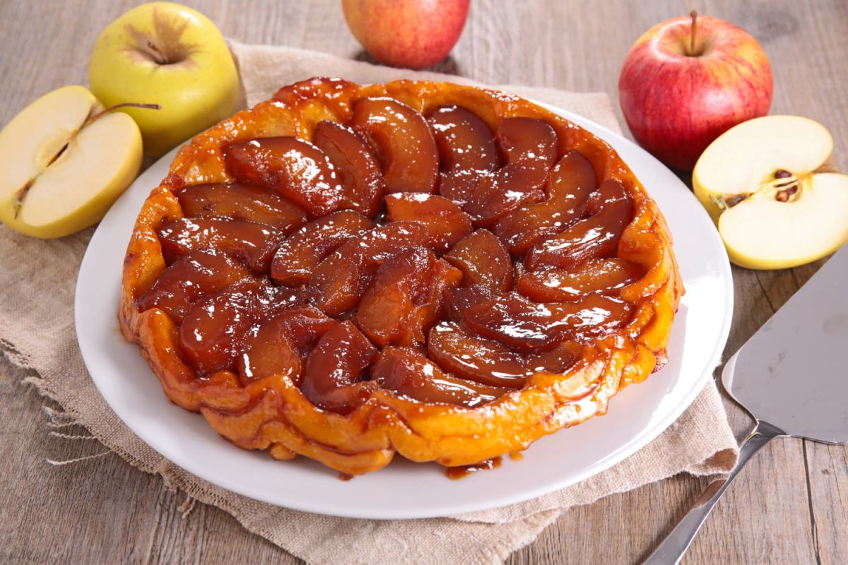 La recette revisitée de la tarte tatin par le chef étoilé
