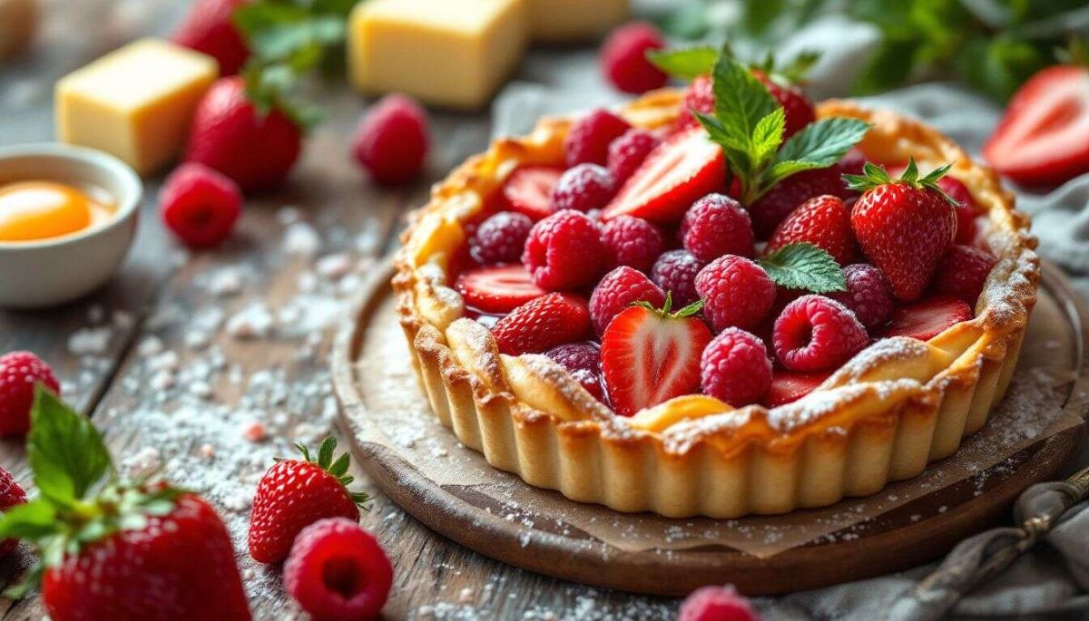 la tarte aux fraises et framboises : un délice rafraîchissant