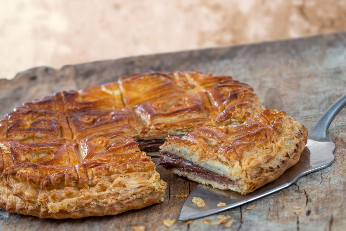 La délicieuse galette des rois au chocolat de Cyril Lignac