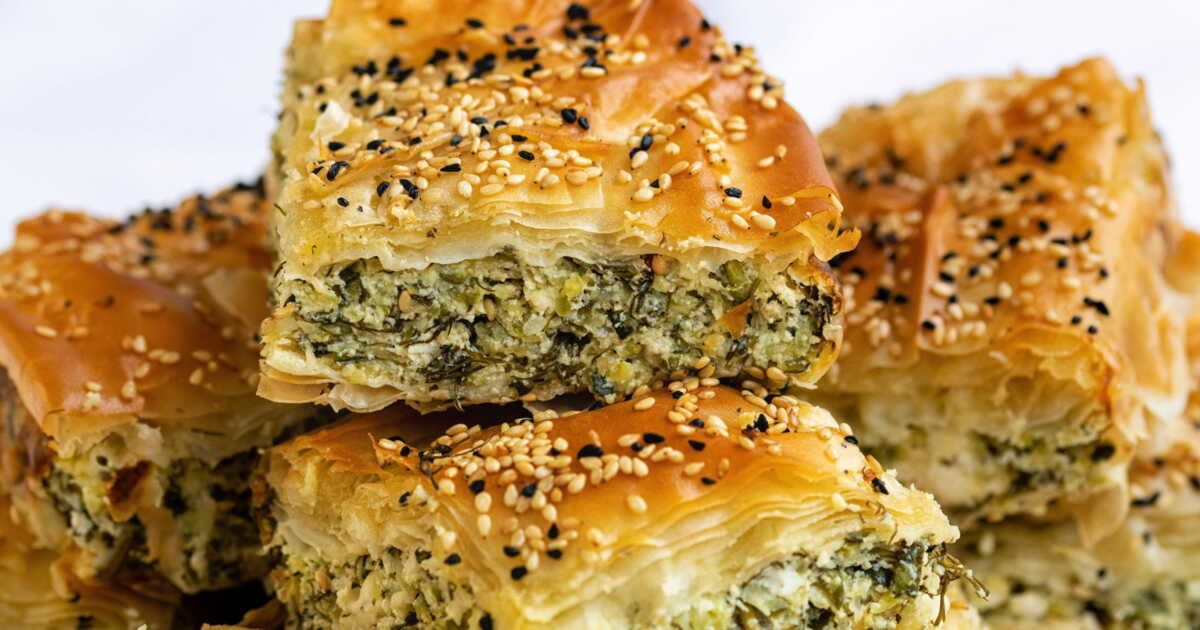 Kolokithopita : l'incontournable tourte grecque aux courgettes et à la feta