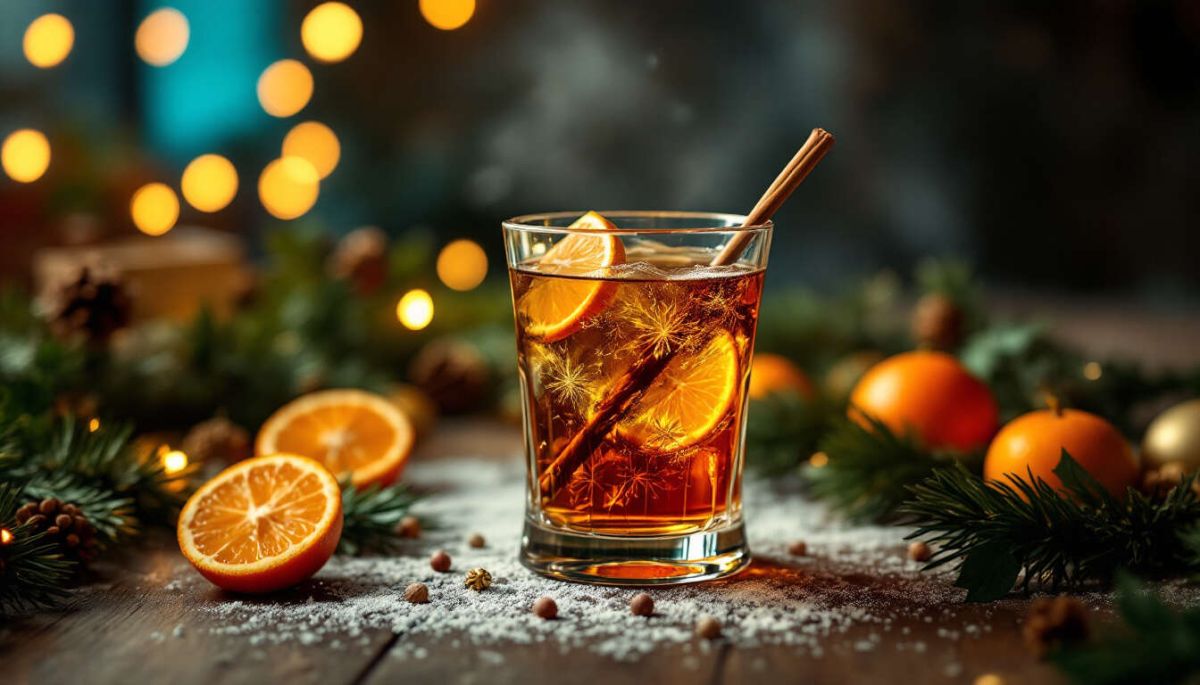 Un cocktail de Noël pour des fêtes éclatantes