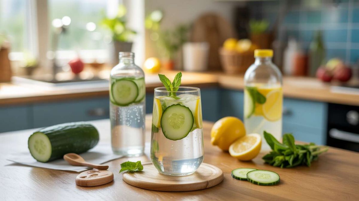 La boisson détox de fin d’été : concombre, menthe et citron pour bien démarrer la rentrée