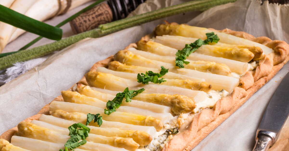 Découvrez la tarte aux asperges d'Yves Camdeborde : une délicieuse recette de printemps